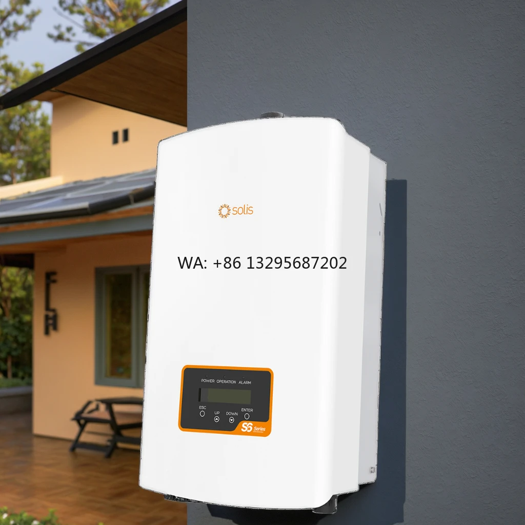 

Solis 7kW 8kW 1-phase Single Phase 220V 230V Grid-Tied PV String Inverter with 2MPPT IP66 S6-GR1P(7-8)K2