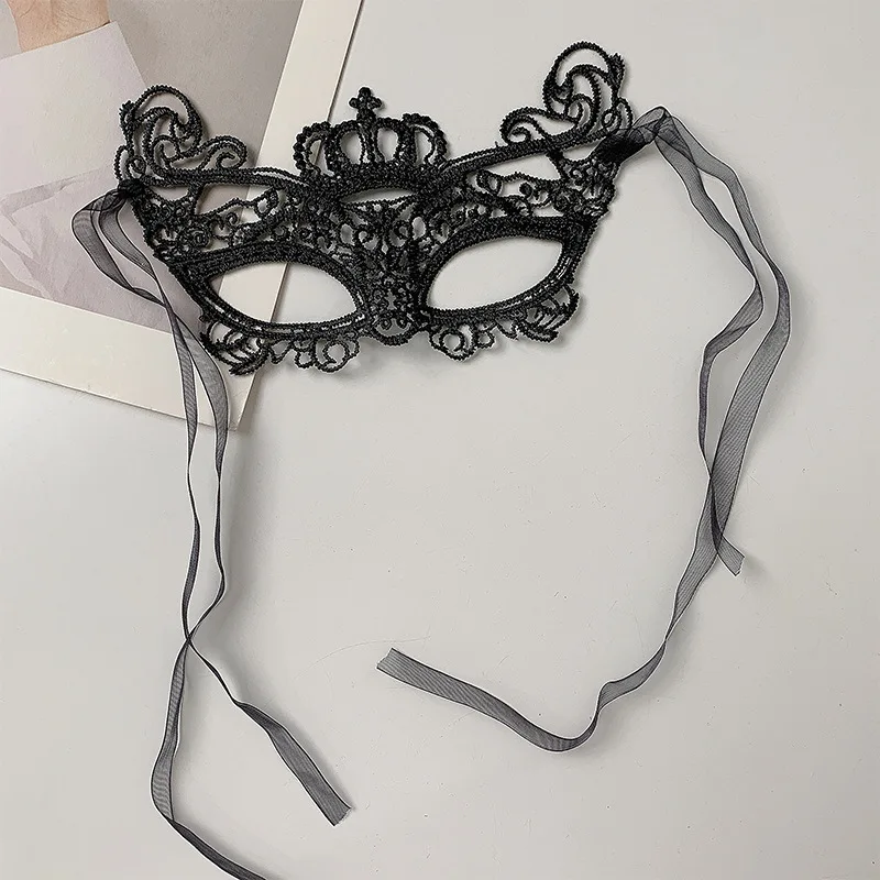 Frauen Spitze Augenmaske Halbe Gesicht Ball Party Halloween Requisiten Mode Fuchs Masken Maskerade Ball Ausgefallene Maske Zubehör Einfarbig