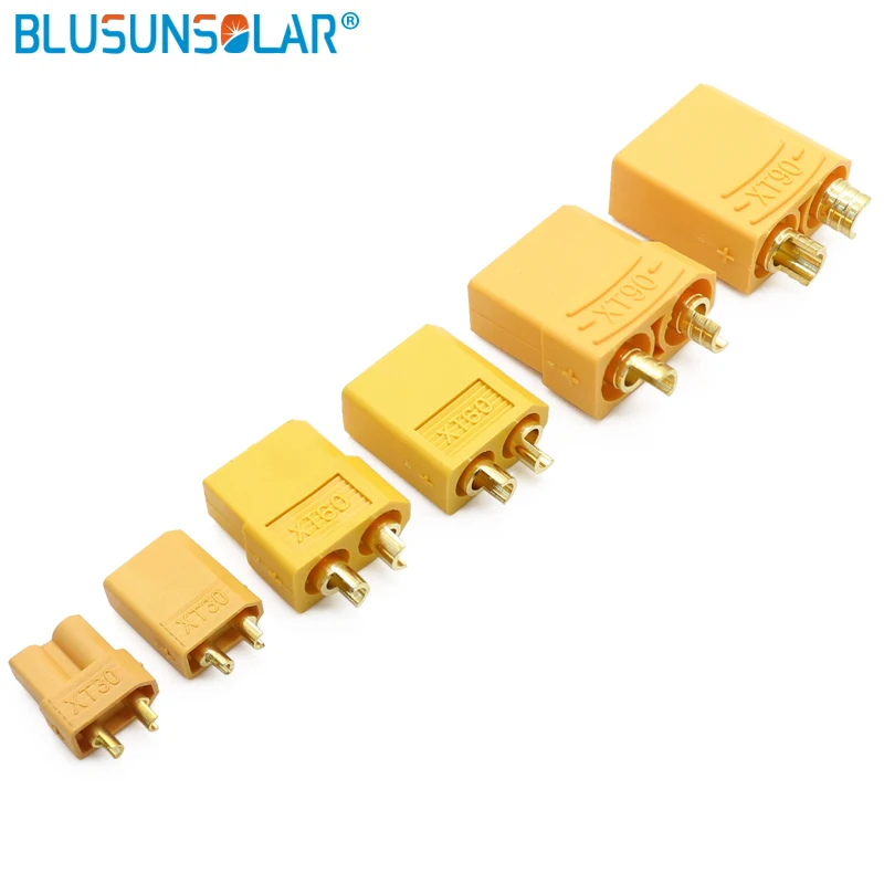 

High Quality-100 Pairs/bag XT90 Bullet Plug Connectors Male and Female for RC Lipo Battery RC Battery Connector