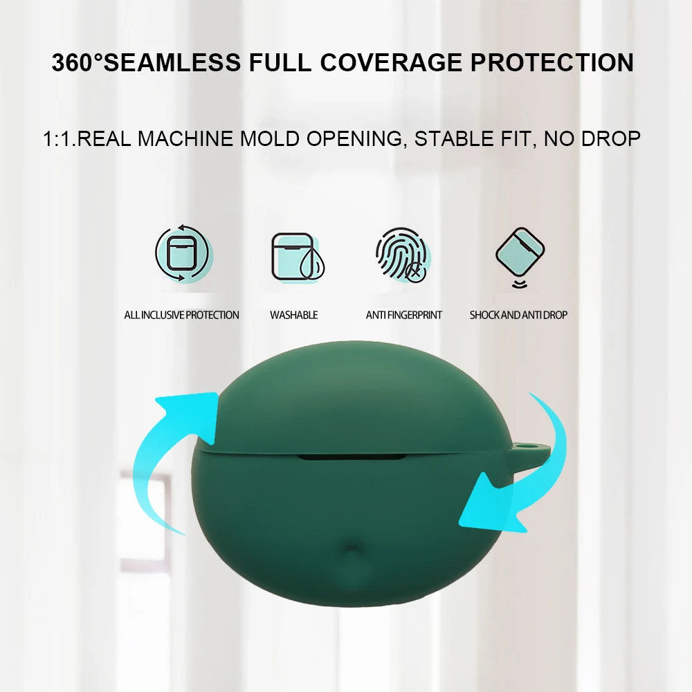 

Soft Silicone Protective Cover Sleeve For OPPO Enco Air5 Pro Wireless Earbuds Shockproof Elastic Storage Case Accessories