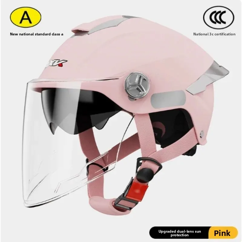 Summer Lightweight Sun Protection Half Helmet UV Resistant Electric Scooter Helmet Unisex Breathable Safety Helmet Capacete