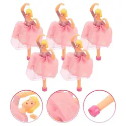 5pcs Music Box Ballet Dancer Decor Figurine Ornament Princess Music Box Princess Dance Accessories Decoration
