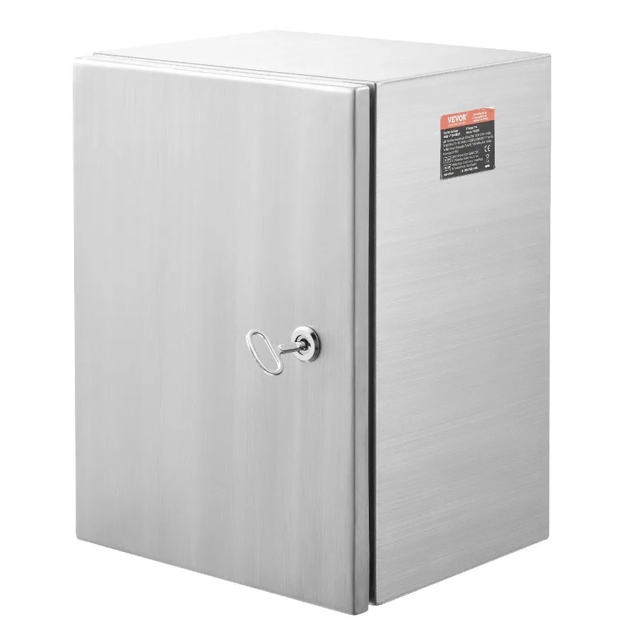 

Steel Electrical Box 16x 12x 10 304 Stainless Steel Electrical Enclosure Box WallMounted Outdoor Electrical Electronic Equipme