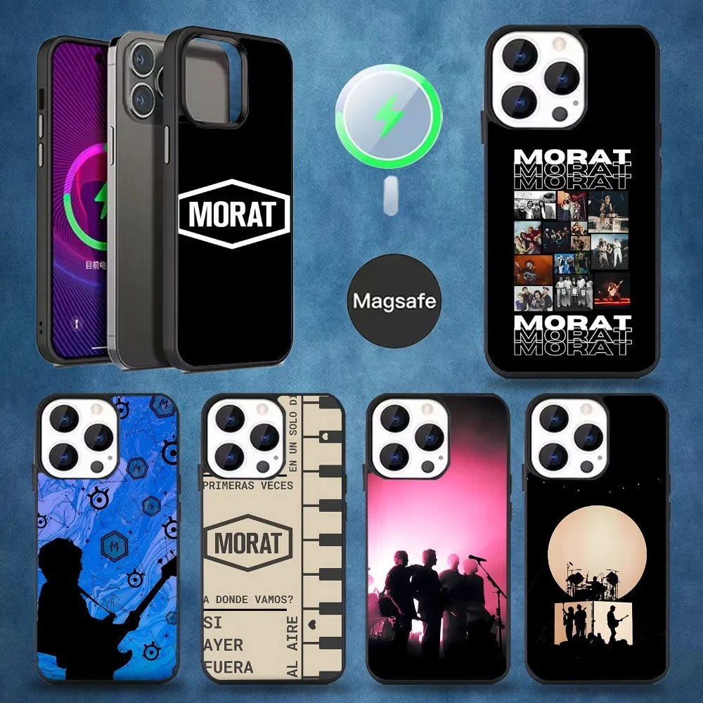 

M-Morat Band Phone Case For iPhone 16,15,14,13,12,11,Pro,Max,Plus,Mini,Magsafe,Magnetic Wireless Charging Case