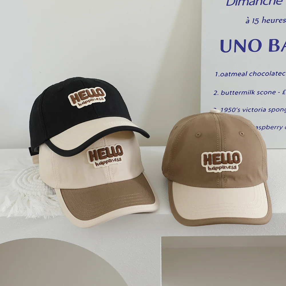

Kids Baseball Cap Children's Hat For Lovely Baby Cotton Breathable Kids Hats Girl Boy Caps Letter Pattern Hat For Boy