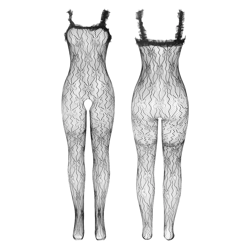 Comeondear Sexy Woman Underwear Bodysuit Open Crotch Bodystocking Fetish Porno Big Size Crochless Teddy Lingerie Erotic Babydoll