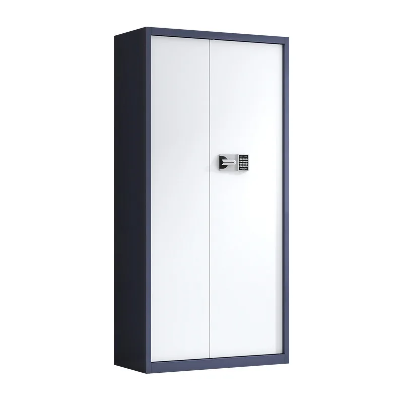 Thickened Metal Security Cabinet, Fingerprint Password Lock Safe, Office Document Storage Container