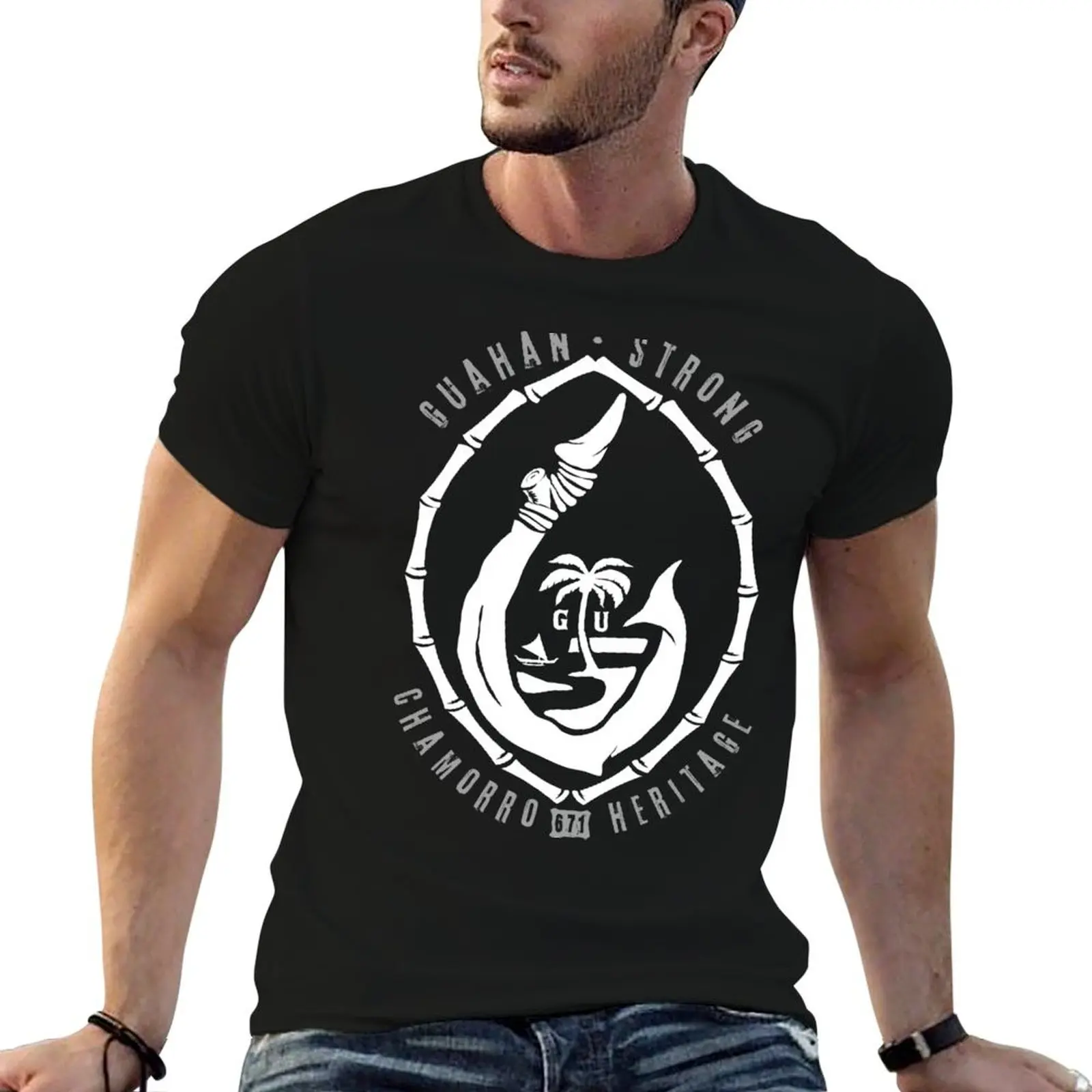 Classic Chamorro Hook - Guam Seal T-Shirt cute clothes funny gifts topping Aesthetic clothing Men's t-shirts