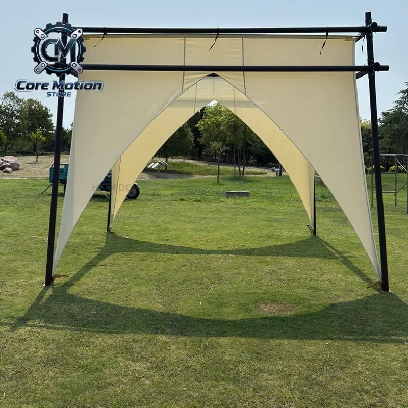Zhongpeng Suman Canopy Outdoor Portable Scenic Spot Bar Camp Large Catering Sunshade Canopy Atmosphere Tent