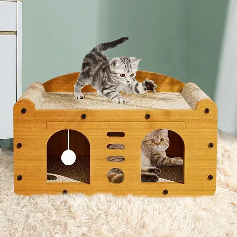 

Scratching Board For Kittens Kitten Scratching Board Wear-Resistant Cat Appearance Large Claw Grinder Interactive Training Game