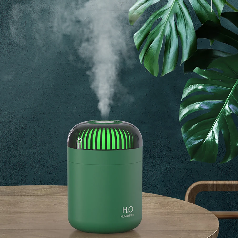 Humidificador de escritorio para el hogar, luz de ambiente de Color, humidificador en aerosol USB para oficina, máquina de aromatización, 500ml