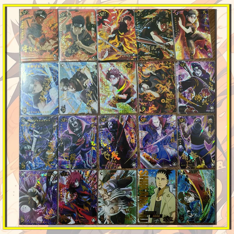 Anime NARUTO SP SSP card Uchiha Shisui Kimimaro Hoshigaki Kisame Single-player series boy Rare Toy collection Birthday gifts