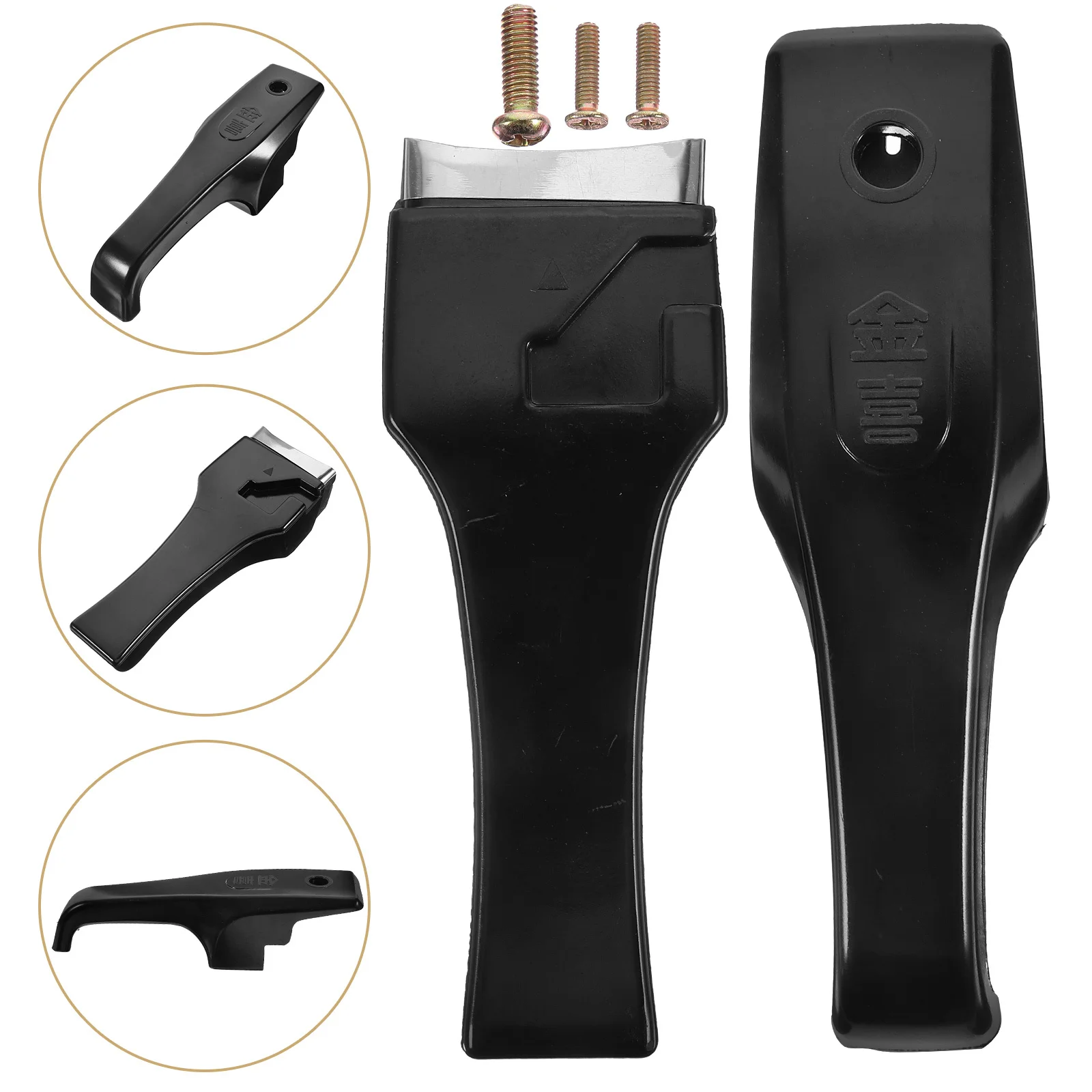 

1Pair Pressure Cooker Handle Replacement Bakelite Grip Heat Resistant Anti-Scalding Pot Handle for Cooker Lid Universal Kitchen