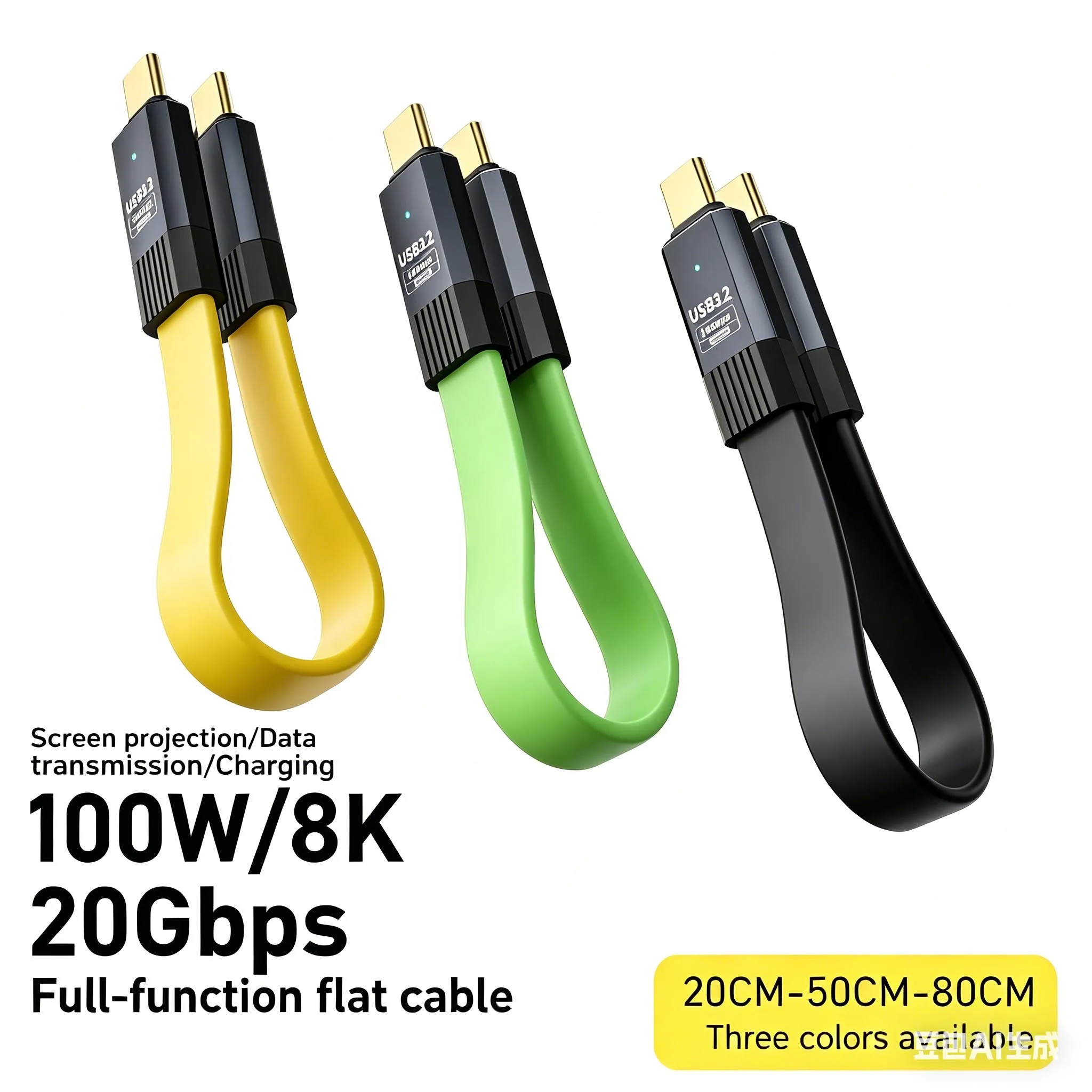 Flat Usb 3.2 Type C…