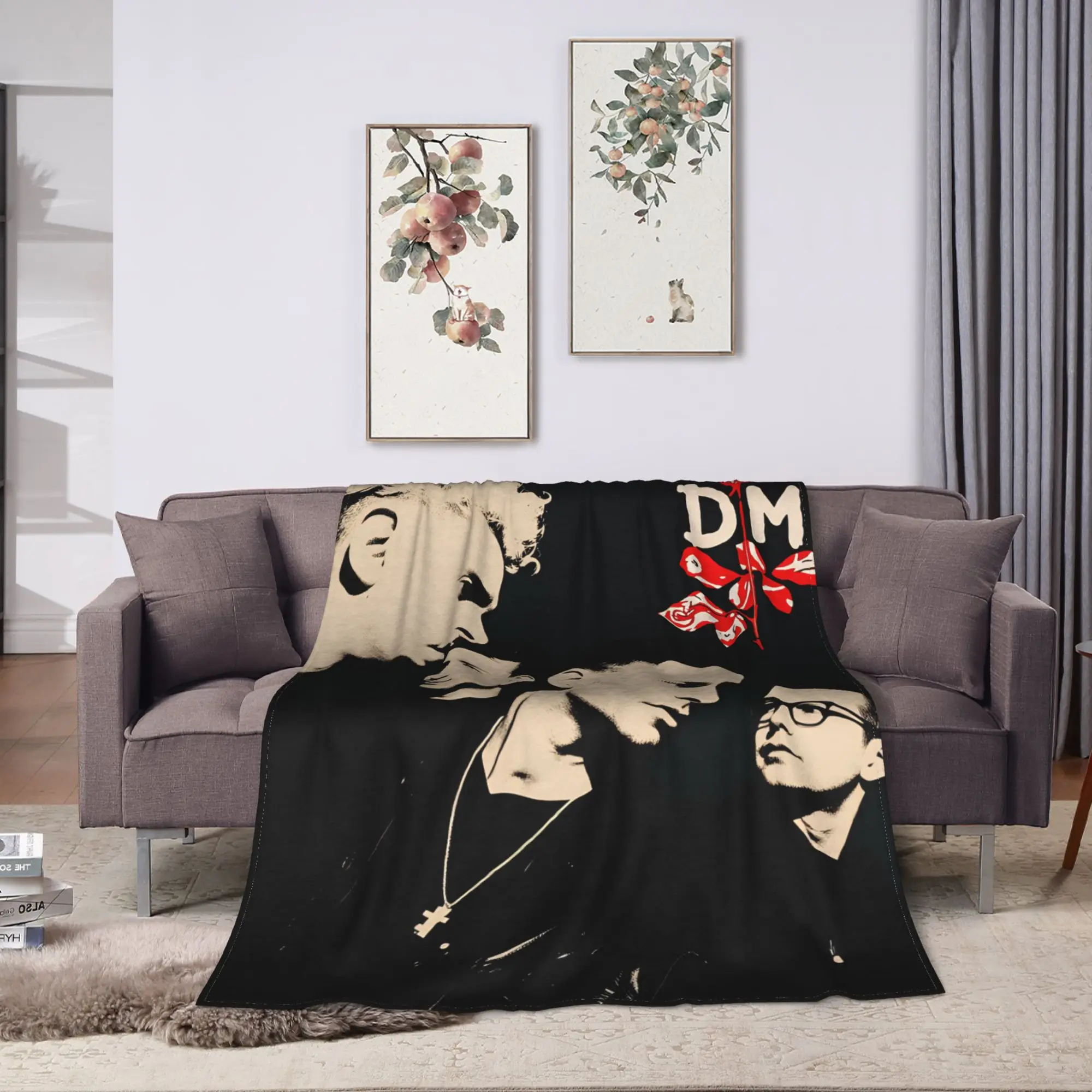 Depeches Band Mode  Blanket  Travel Office Flannel Bedding Throws For Outdoor Warm Custom Quality Bedspread Gift