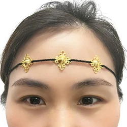 Ethiopian Head Chain for Women Girls Eritrean African Ethnic Bridal Wedding Party Gift Forehead Jewelry Festival Ashenda #336606