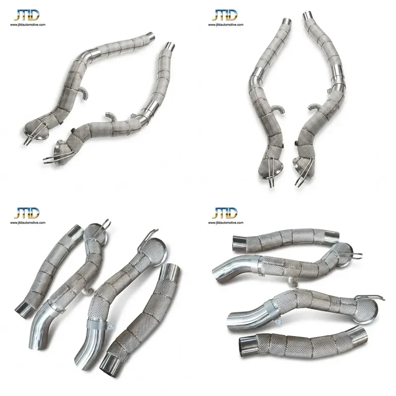 Precision Pipe Structure Front Exhaust Pipe for Ferrari 812 6.5L V12 Euro 6 Stainless Steel Vehicle Fitment Mandrel Bent