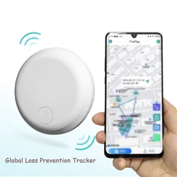 Mini Global Tracker Bluetooth Loss Prevention IOS Android Locator for Elderly Kids Pets Support Find My 365 Days Continuous