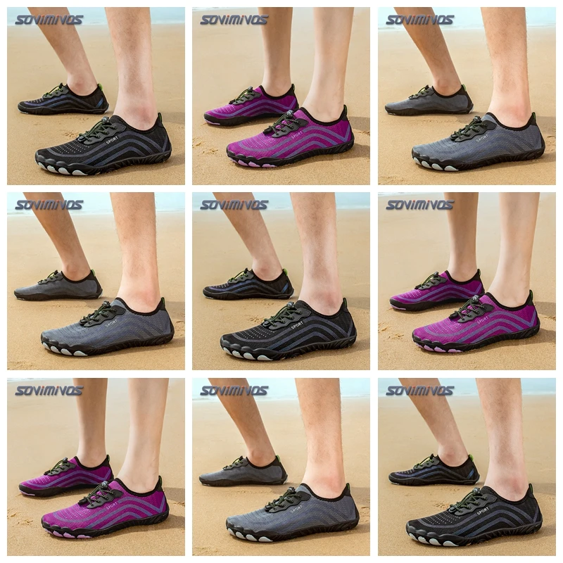 Slip On Upstream Shoes Men Quick Dry Aqua Shoes Breathable Hiking Wading Sneakers Beach Surfing Swimming Water Barefoot Shoes