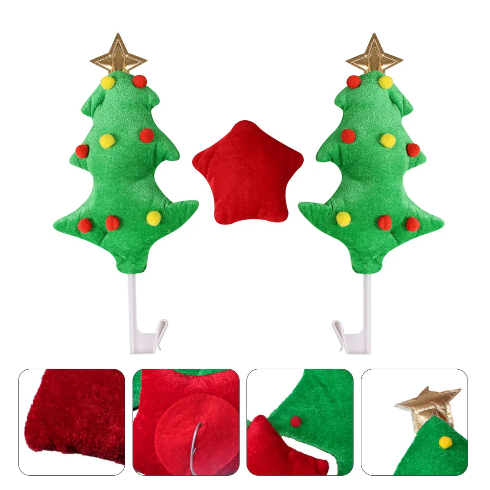 

Accessories Car Antlers Vacation Christmas Decorations Vehicles Flannel for Xmas