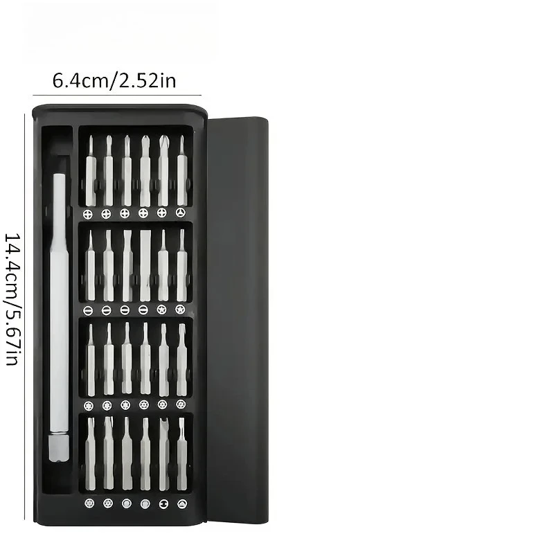 25-in-1 Mini Screwdriver Set, Flathead and Crosshead Small Screwdrivers, Suitable for Electronics，Precision Repair Tools