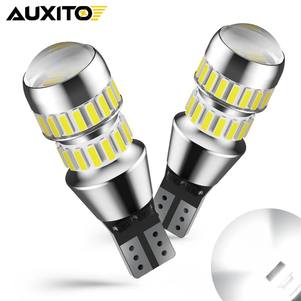 

AUXITO 2X T15 W16W LED Canbus 921 912 T15 LED Bulbs Error Free Backup Light Car Reverse Parking Lamp 6000k White Car Lights 12V