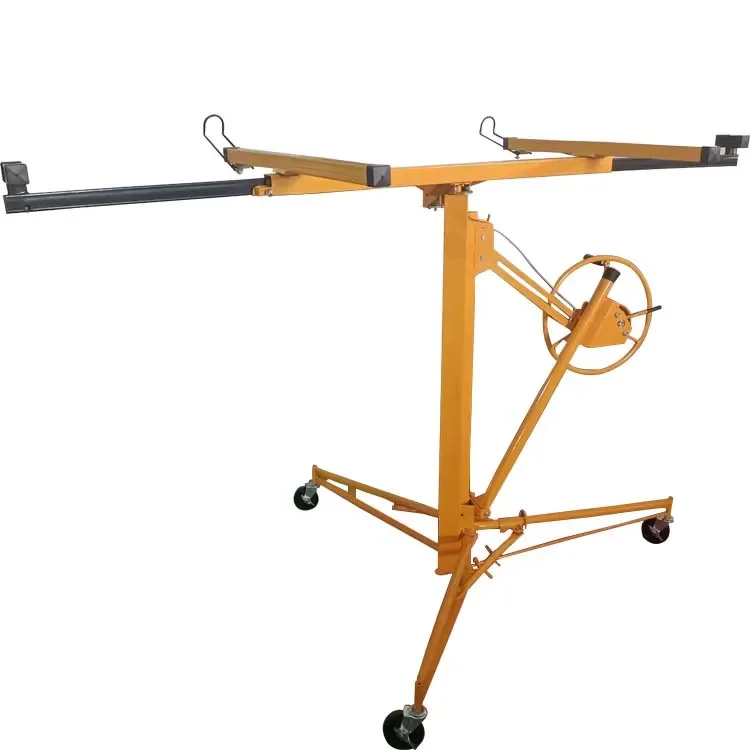 

ForFactory Direct Supply Construction Tools 11 Ft Sheetrock Lift Drywall Lift Panel Hoist With Ce