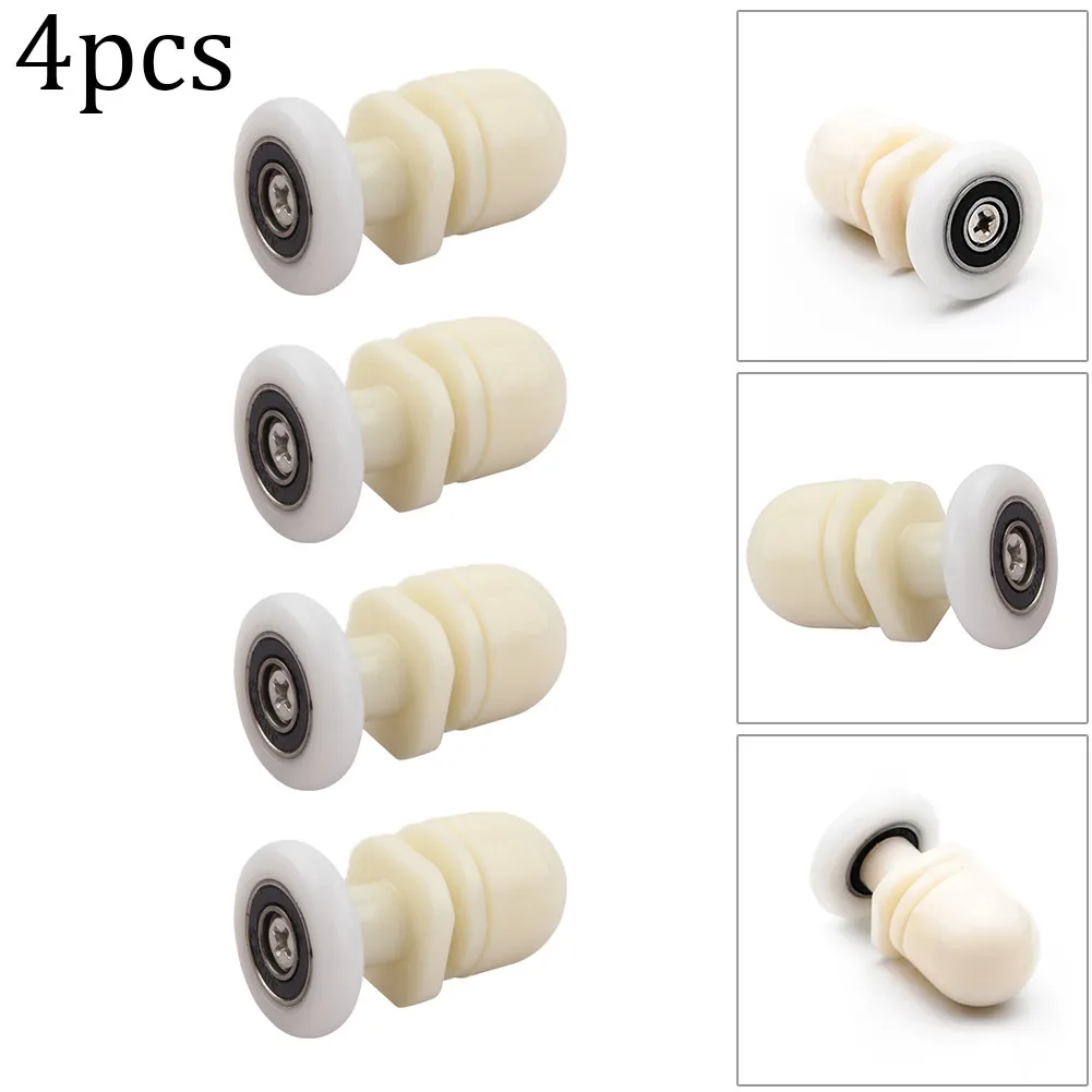 Pulleys Shower Door Rollers Shower Accessories Diameter 19/23/25mm Fittings For Shower Enclosures Replacement Runners Reusable