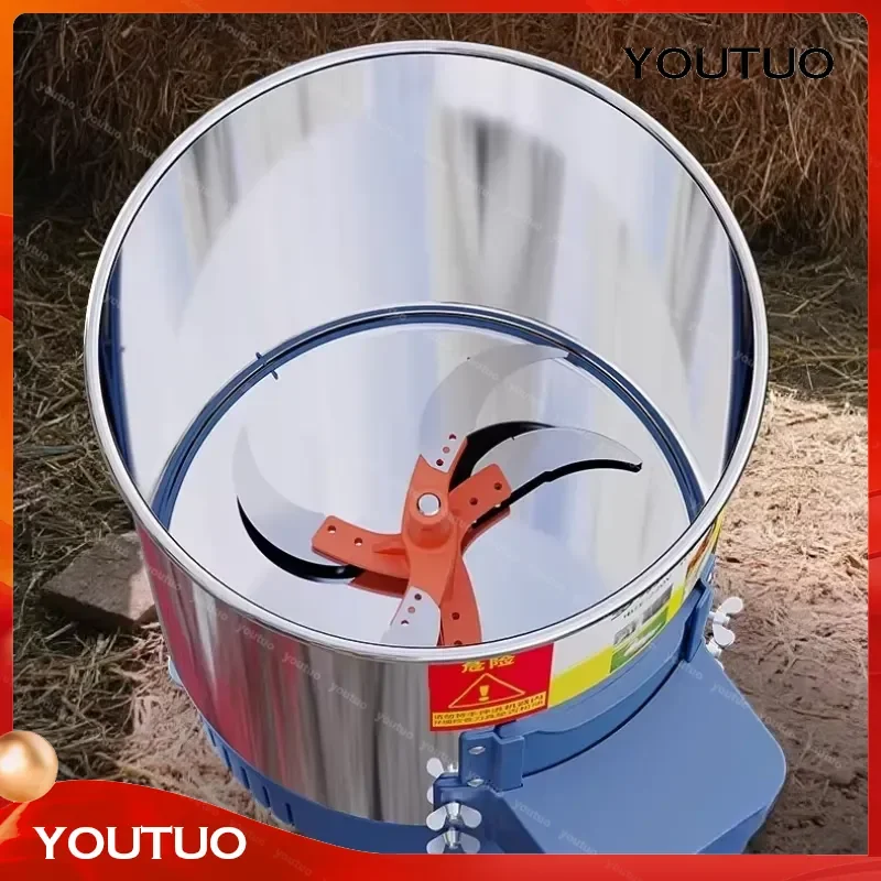 Home Use Grass Fruit Vegetable Small Breeding Feed Shredder Multifunctional Crushing Machine  Poultry Livestock