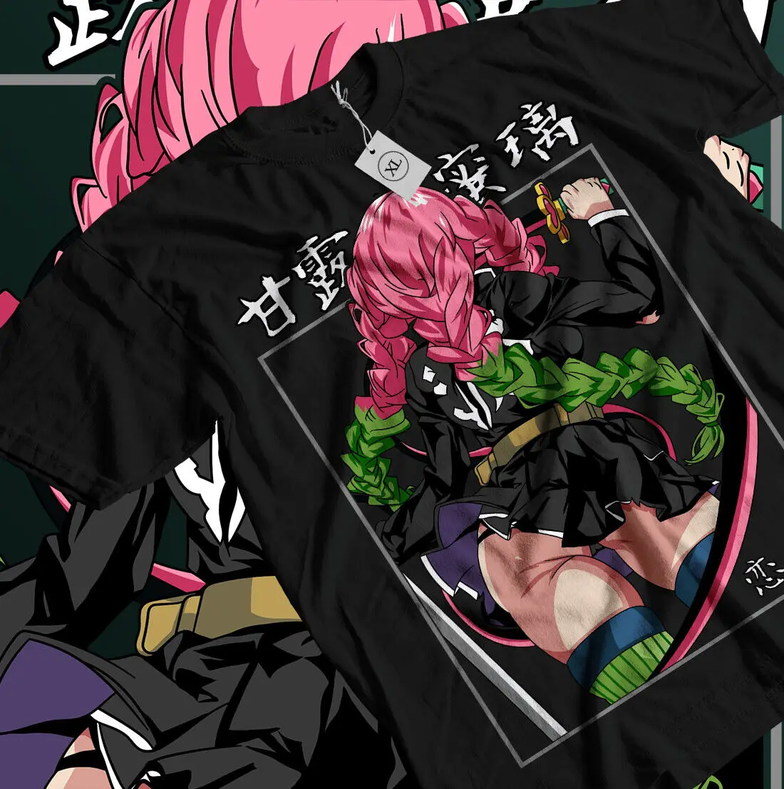 Mitsuri Kanroji Demon Slayer T-Shirt Mitsuri Kawii Anime Nezuko Girl Gift Shirt