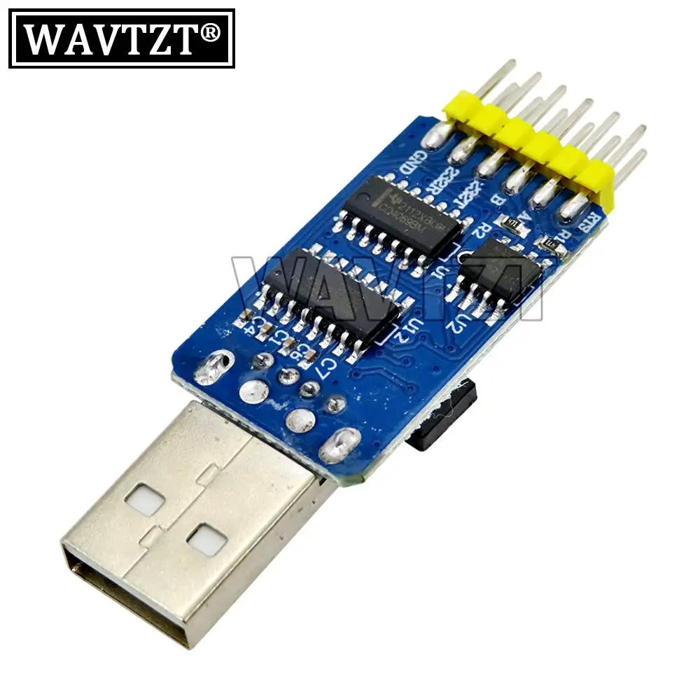 WAVTZT CP2102 USB to UART TTL RS232 USB TTL to RS485 Mutual Convert 6 in 1 Convert Module Serial Adapter for Arduino