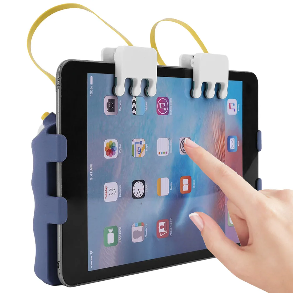 لتقوم بها بنفسك وحدة تحكم الحريق السريعة اللوحي مقبض اللعبة قبضة 6 أزرار نبض التصوير المستمر PUBG غمبد ل 7.9 "-13.4" iPad اللوحي #3