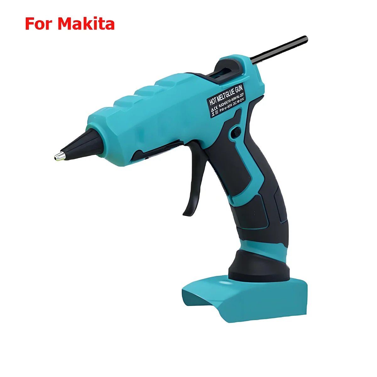 50W Cordless Lithium Battery Glue Gun 7mm Glue Sticks  Leak-Proof Rubber Sleeve design for Makita 18V Battery