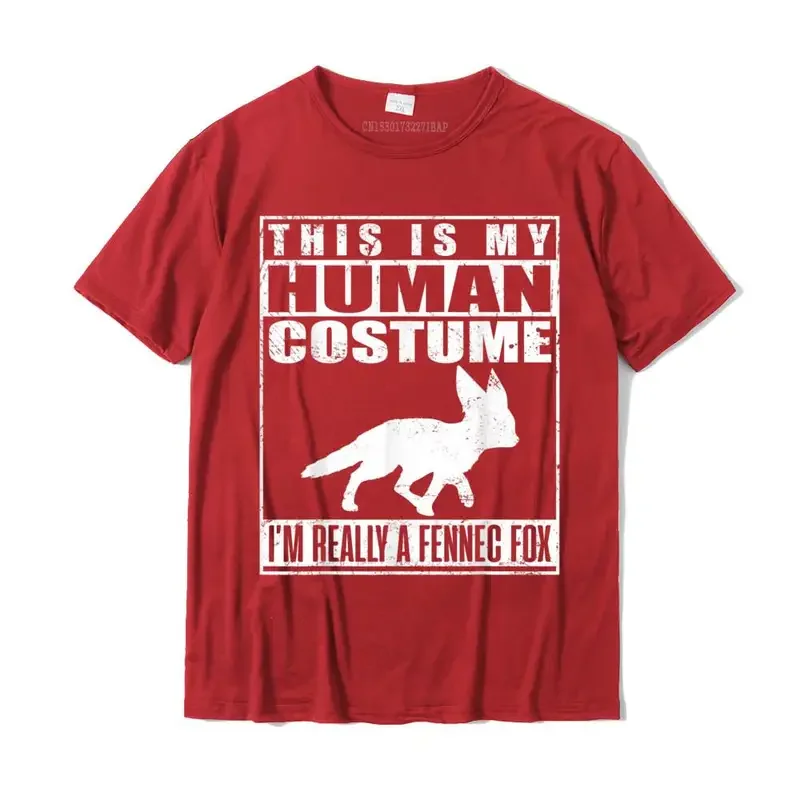 This Is My Human Costume I'm A Fennec Fox Halloween Funny T-Shirt 3D Printed Tops T Shirt Cotton Mens Tshirts 3D Printed Rife