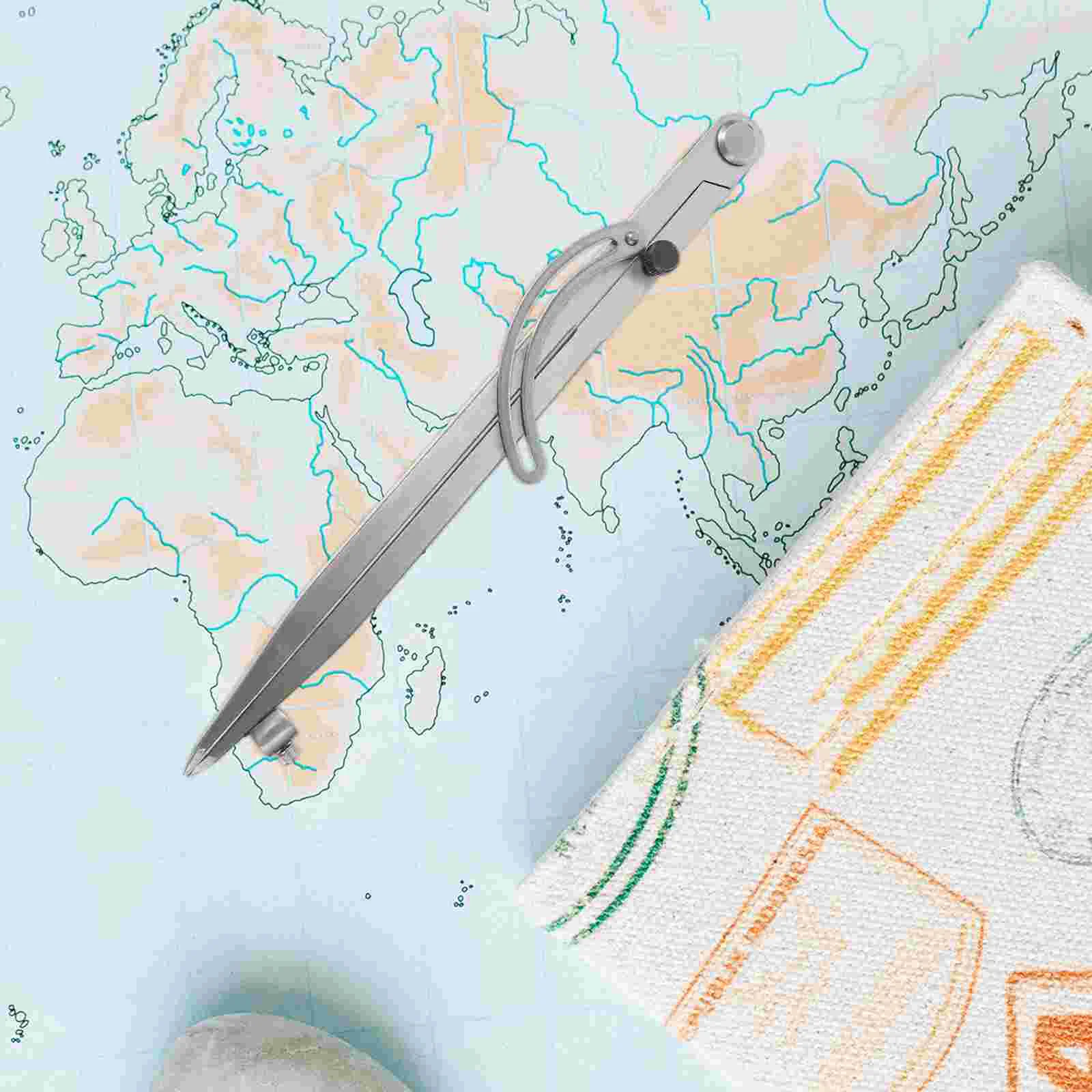 Woodworking Compass Math Compasses Wing Indexing Caliper Geometry Drawing for Iron