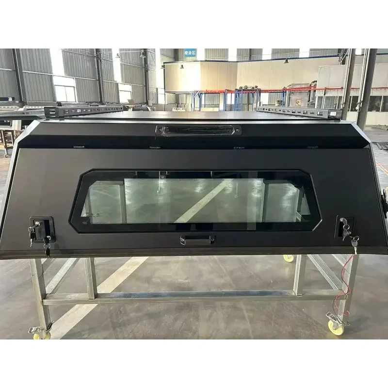 PrimeSelect New Den Hard Aluminum Truck Bed Cap With - Waterproof Rear Cover Pickup Camp 4
