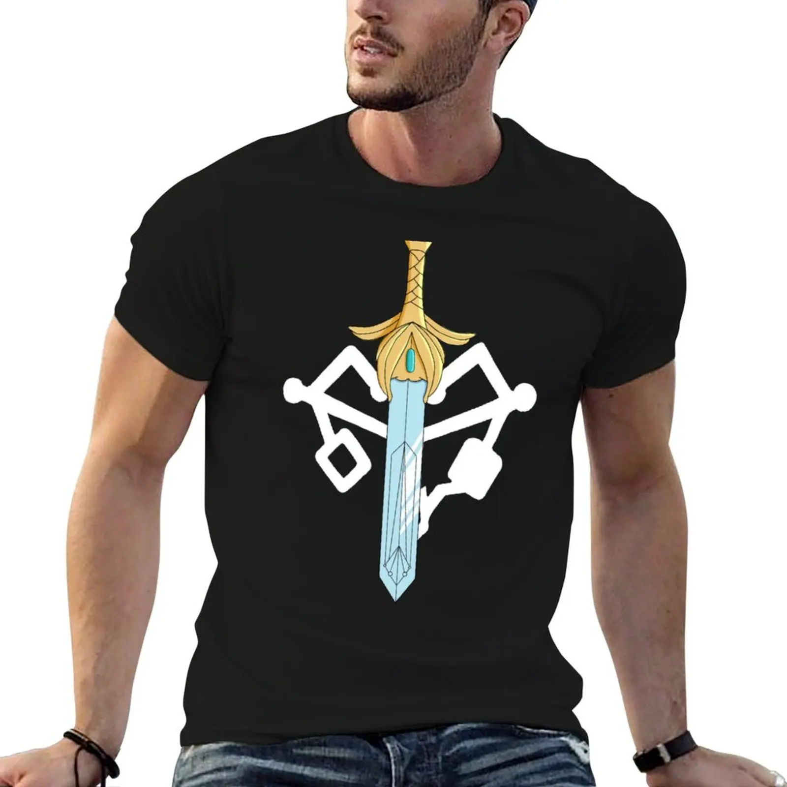 

She-ra failsafe and sword T-Shirt man t shirts for men t shirt men 100% cotton luxury brand man tshirt T-Shirt