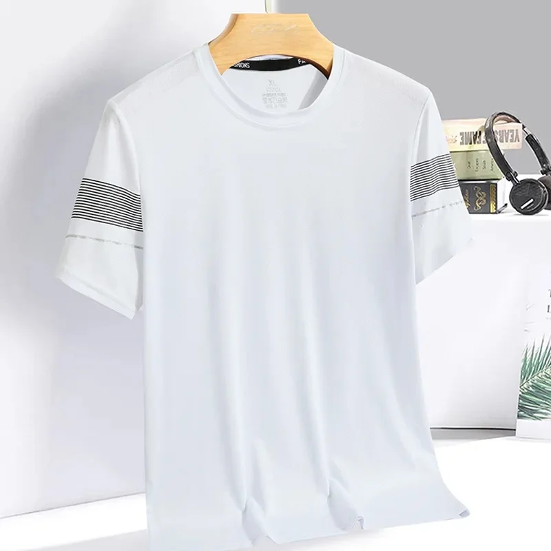 

Men's T Shirt Fashion Table Tennis Training Clothing Outdoor Fitness Short Sleeve Run Sports Top Casual O-neck Oversized T-shirt