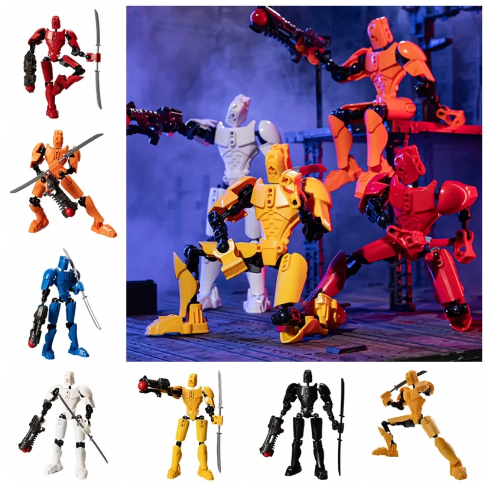 Multi-Joint Verplaatsbare Model Beweegbare Robot Model Pop 3d Geprint Mannequin Action Figure 3d Printing Shapeshift Robot