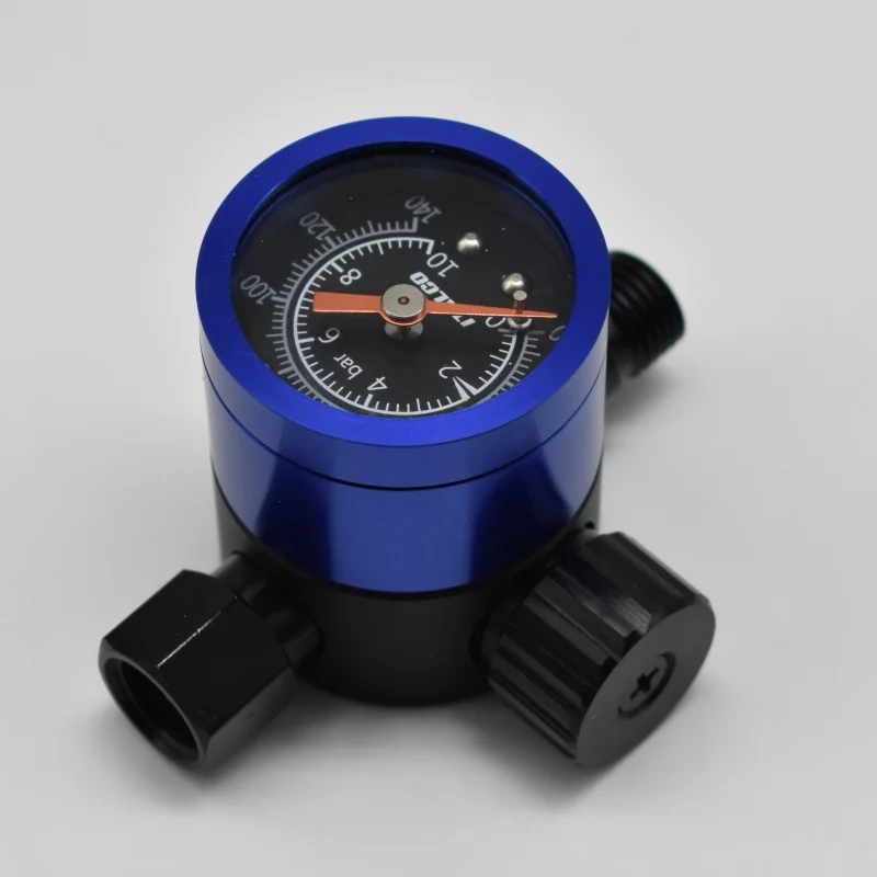 Original Auarita Italco Premium Spray Gun Pressure Regulator Spray Tool Air Regulator with Gauge Spare Parts 1/4inch Air Inlet