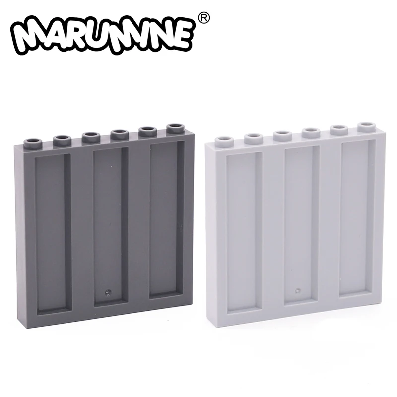 Marumine 30 STKS 23405 Paneel 1x6x5 Gegolfde Plaat MOC Model Kit Container Auto Spoor Accessoires bouwstenen Idee Onderdelen