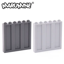 Marumine 30PCS 23405 Panel 1x6x5 Corrugated Plate MOC Model Kit Container Car Track Accessories Building Bricks Idea Parts