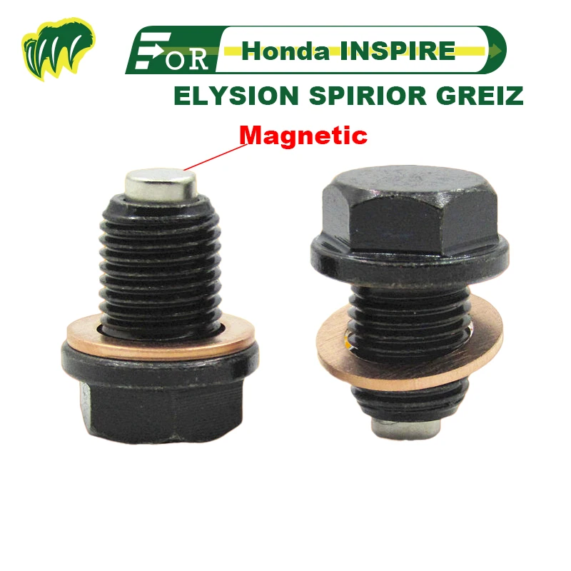 For Honda INSPIRE ELYSION SPIRIOR GREIZ Oil Drain Plug Magnetic Screw Sump Drain Nut Oil Drain Bolt