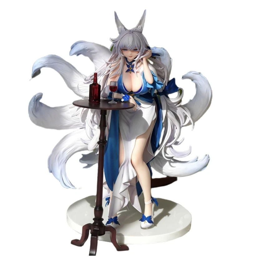 28CM Azur Lane Shinano Dreams of the Hazy Moon bunny ver girl PVC Game Statue Adult Collection Anime Action Model Doll Gift toys