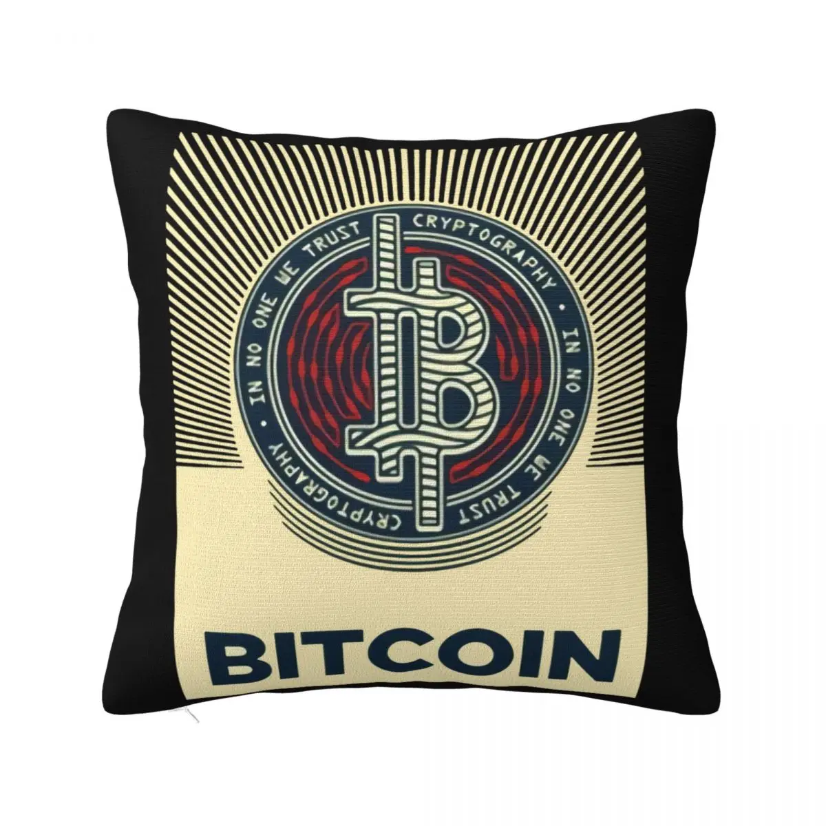 Latest Design Digital Currency Bitcoin Mug Cotton Men Women Funny Popular Exchange Bitcoin Pillow Case