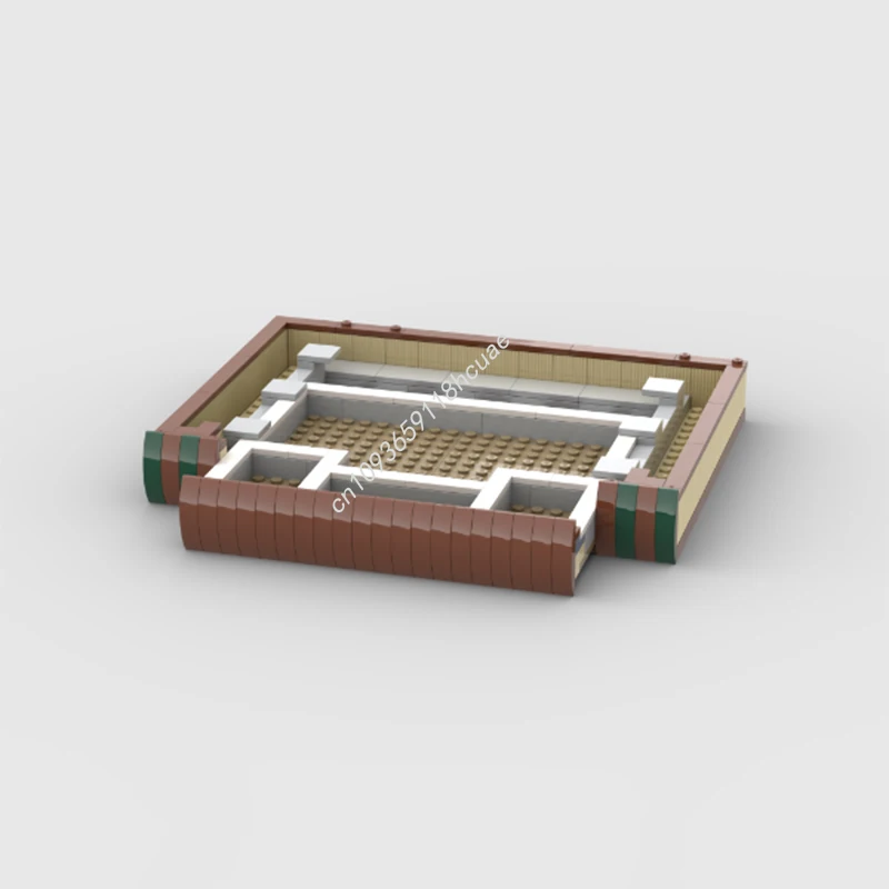 1484ピース MOC ロード・オブ・ザ・リング バッグエンド モジュール式モデル 組み立てブロック スタッキングブリック クリエイティブ キッズトイ ギフト DIY 教育玩具