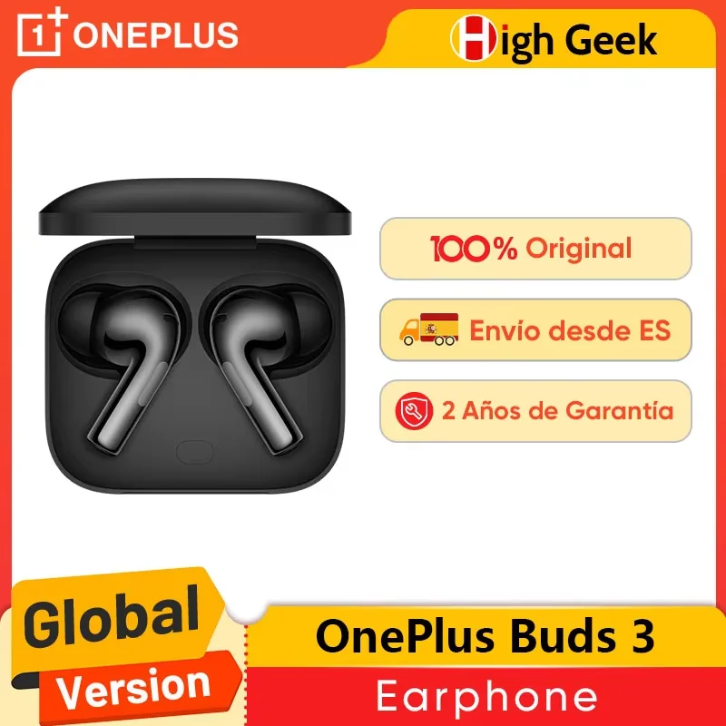 Version globale des écouteurs OnePlus Buds 3 TWS Ecouteurs sans fil Bluetooth 5.3 avec annulation