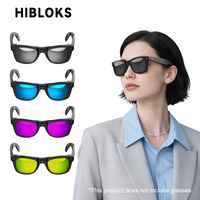 Hibloks For Ray-Ban Meta Wayfarer RW4006 Standard Glasses Clip Colorful Polarized Sunglasses lenses Anti-Glare UV Protection