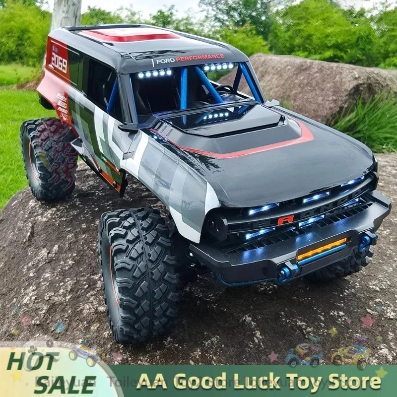 In Stock MJX H18P RC Remote Control Car Bronco 1/18 Scale Brushless 4WD Off Road Climbing Crawler ABS Hard Shell For Adult Hobby