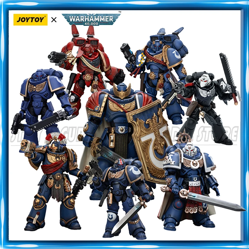 

JOYTOY 1/18 экшн-фигурка Warhammer 40K фигурки ультрамаринов Sergeant Rychas аниме фигурки игрушки коллекция модель